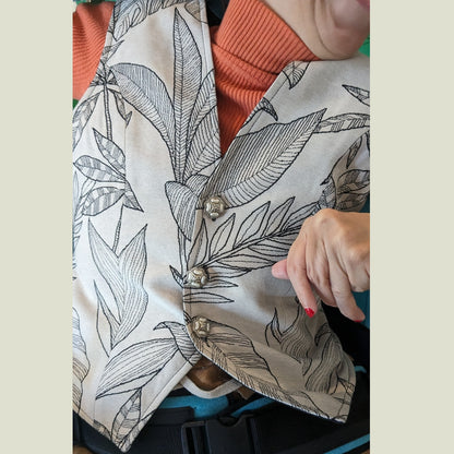 Veste Florale sans manche